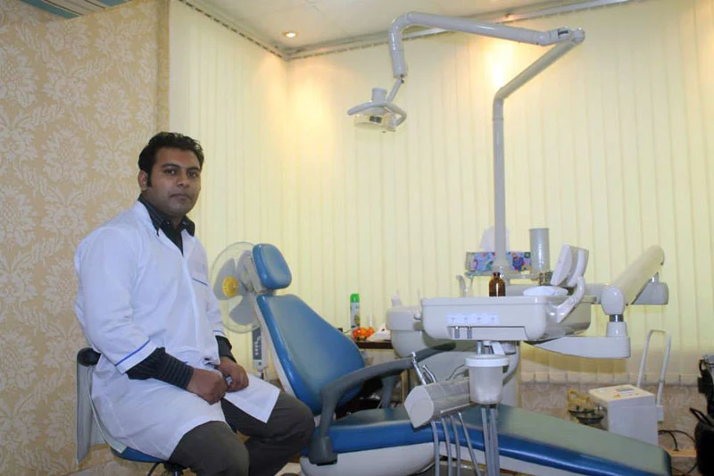 At the dental chair